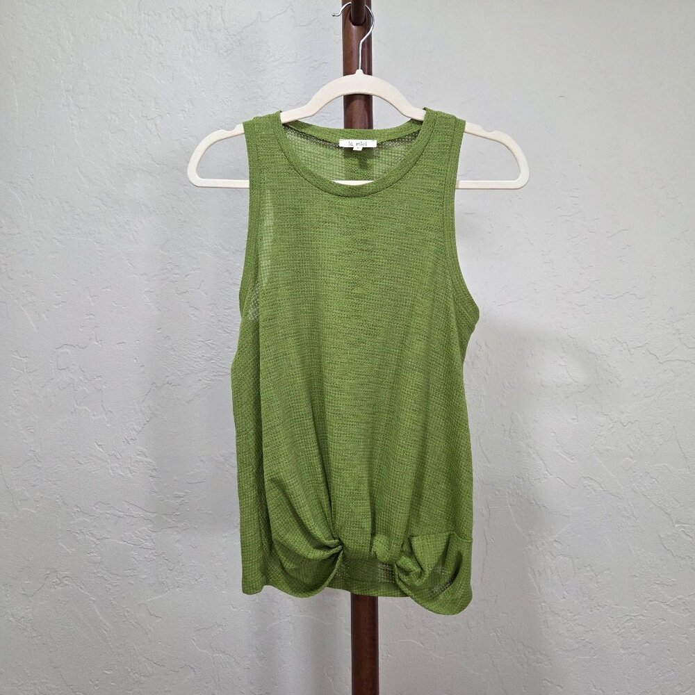 La Miel Knot Front Sleeveless Summer‎ Top
